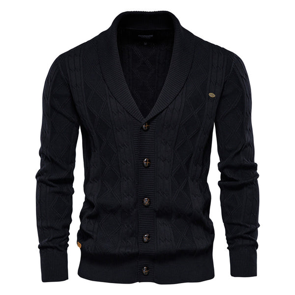 V-Neck Wool Knit Top