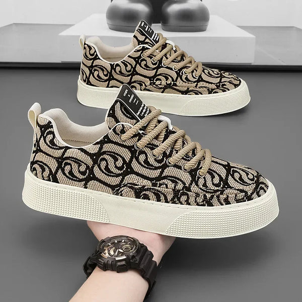 Graffiti Canvas Skate Shoe
