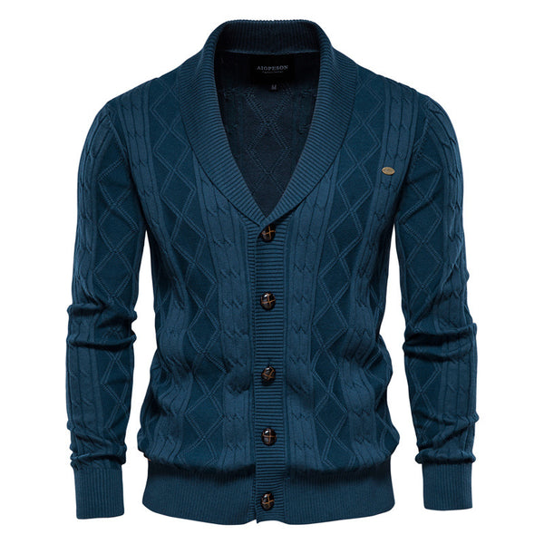 V-Neck Wool Knit Top