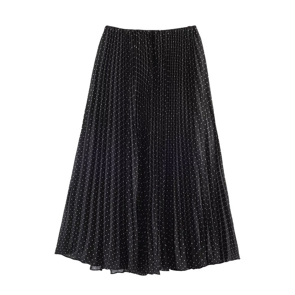 Pleated Work Skirt