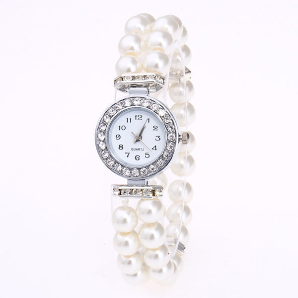 Pearl Bracelet Quartz Watch