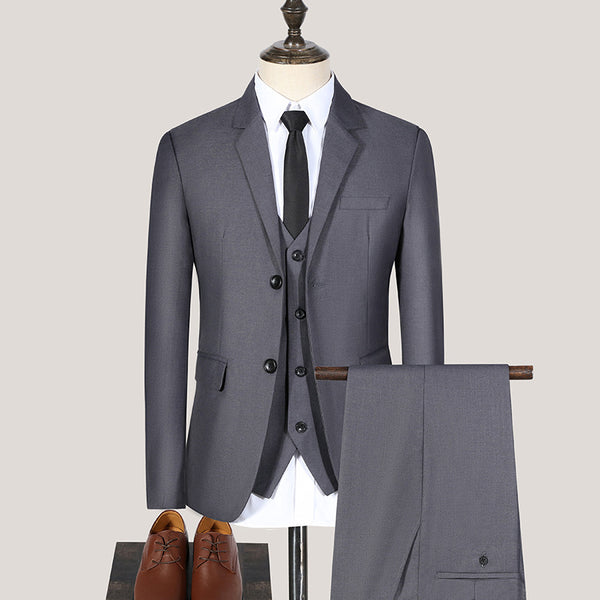 Slim Fit Three-Piece Suit
