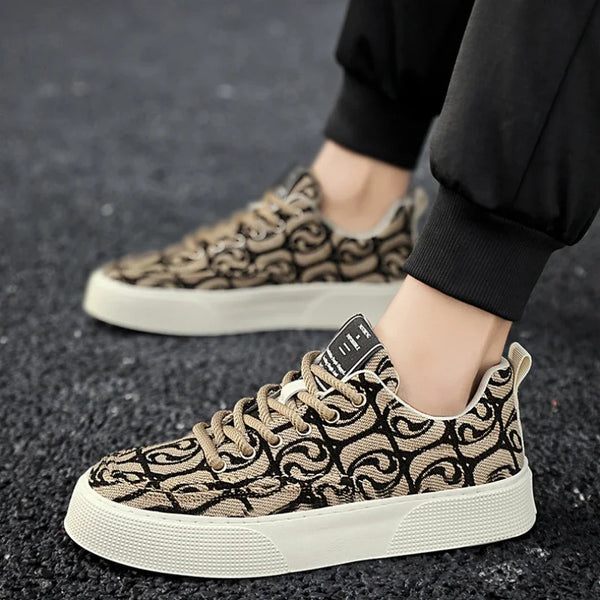 Graffiti Canvas Skate Shoe