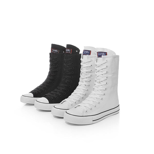 Canvas Lace-Zip Sneaker