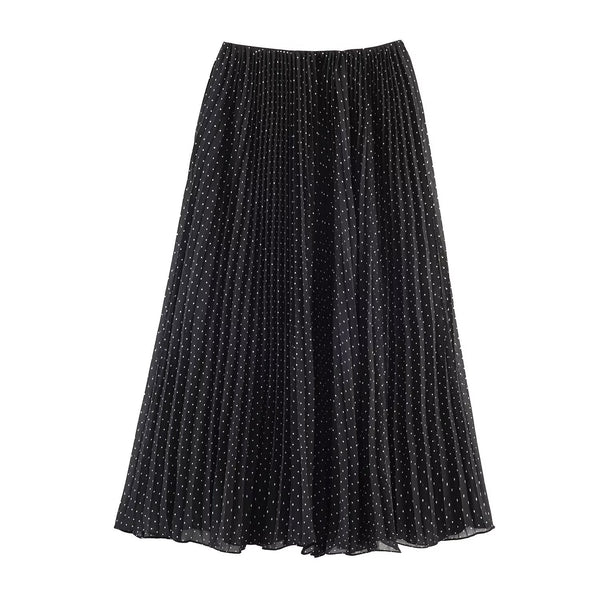 Pleated Work Skirt
